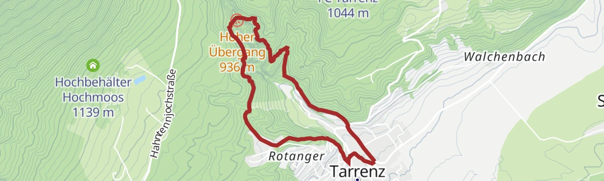 Route map: Salvesenschlucht